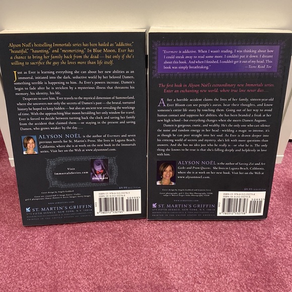 The Immortals - Blue Moon & Evermore - Alyson Noel - Books - Picture 3 of 3